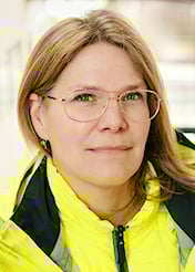 Porträttfoto på Monica Green, arbetsmiljöingenjör på Falck